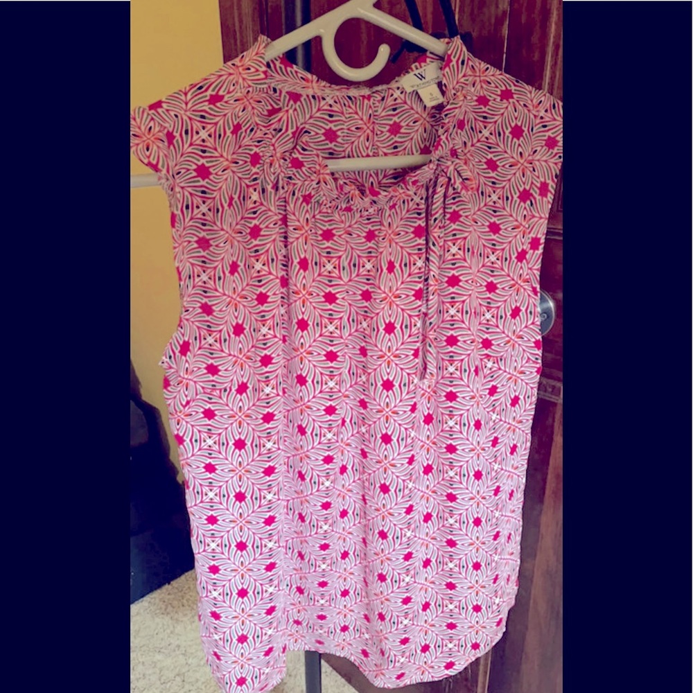 Worthington sleeveless blouse, size small